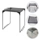 thumbnail image 3 of ColoMX Organizador de estantes de malla plegable, gabinete de baño apilable, estante de almacenamiento debajo del fregadero, estante de almacenamiento para el hogar, cocina y escuela, gimnasio, negro, 3 of 8