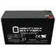 12V 9Ah SLA Battery Remplacement pour Aosom Mercedes-Benz G55 - 8 Pack – image 3 sur 6