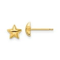 thumbnail image 2 of Finest Gold 14K Yellow Gold Polished Star Post Earrings, 2 of 4