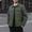 #Army Green, variant on DPTALR Men's Solid Color Corduroy Outdoor Pocket Long Sleeve Jacket,Black, XXXXL