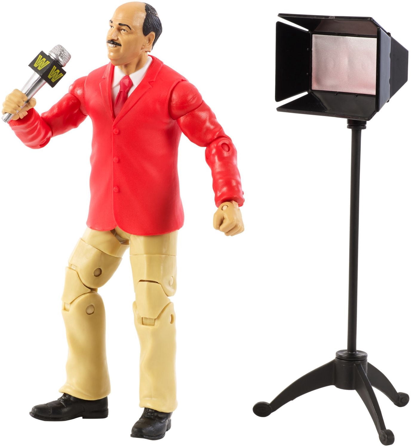 WWE – Collection Elite – Série Flashback – Figurine articulée – Mean Gene Okerlund