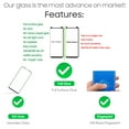 thumbnail image 3 of Tempered Glass For Galaxy Note 10 Screen Protector Tempered Glass, Ultrasonic Fingerprint Compatible,3D Curved, Full Glue, HD Clear for Samsung Galaxy Note10 Glass Screen Protector (2-Pack), 3 of 3