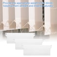 thumbnail image 4 of 10Pack Vertical Blind Weights 140mm Plastic Vertical Blind Bottom Weights Plates Accessories Curtains Replacement Bottom Slats for Home and Office, 4 of 6