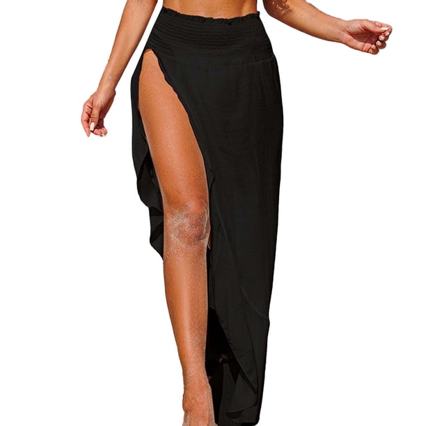 Mujeres Cover Ups para Trajes de Baño sin Mangas Vestido de Playa Casual Sólido Top de Vacaciones de Verano