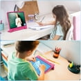 thumbnail image 4 of Allytechgroup Kids Case for Apple iPad Air 13 Inch 2025/2024/ iPad Pro 13" 2024, Silicone EVA Lightweight Handle Design Stand Pencil Holder Case for Kids Girls Boys, Rose, 4 of 7