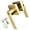 Gold, variant on TIERPOP Upgrades Interior Door Handle Lock Set Aluminium with Key Elegant Door Handle Lock Set Privacy Door Handle Lock with Key