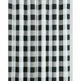 thumbnail image 2 of Truly Soft Everyday Buffalo Plaid Black Polyester 1-Piece Standard Shower Curtain, plaid themed, for Men and Women, OEKO-TEX Certified Confidence, 2 of 6