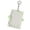 Green, variant on Card Holder With Keychain, Dienrx Clear Acrylic Id Sleeve With Keyring, Plastic Heavy Duty Top‑Load Card Holder For Student Id, Work Pass, Membership Card & Small Photo Display