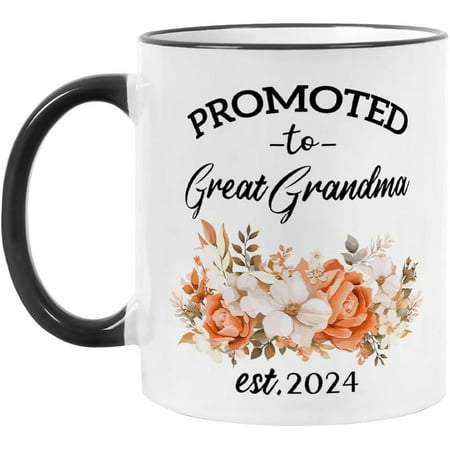 

Great Grandma Mug 2024 New Great Grandma Gifts Presents For Great Grandma Pregnancy Announcement Happy Mothers Day Gifts for Great Grandmother 11oz