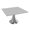 Light Grey, variant on Small Square Meeting Table With Wide Pedestal Base 42" Office Table