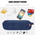 thumbnail image 4 of Amerteer Travel/Running Belt, Ultra Light Money Belt Waist Fanny Pack to Carry Phone, Passport, Keys, ID, Money & Travel Wallet Passport Holder Running Waist Bag-Adjustable, Waterproof, 4 of 8