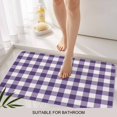 thumbnail image 3 of Purple Checkered Door Mat&nbsp;Indoor Outdoor Entrance, Non Slip Rug for Kitchen Bathroom Entryway Rug, Farmhouse Buffalo Plaid Washable Doormat Floor Mat for Office Home Decor 24x36 Inch, 3 of 8