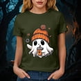 thumbnail image 7 of Duqingm Halloween Shirts for Women Fall Tee Shirt Funny Graphic Tshirt Clothes,L, 7 of 7