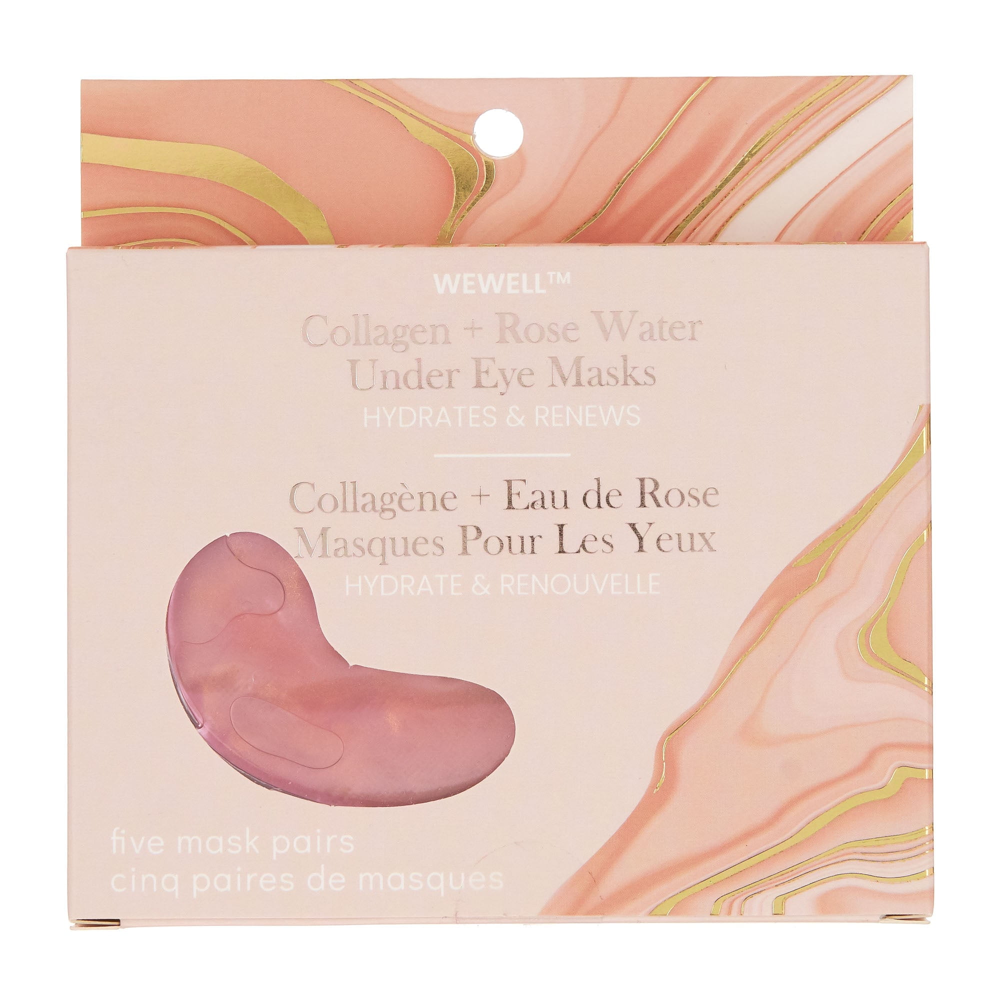 ROSE UNDER EYE MASKS COLLAGEN & ROSE WATER