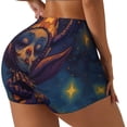 thumbnail image 2 of Kdxio Dreamy Jester Under Stars Print Workout Shorts for Women Seamless Soft Smooth Gym Yoga Scrunch Active Shorts, 2 of 5