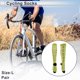 thumbnail image 2 of Calcetines de ciclismo Unique Bargains, transpirables, moldeadores, absorbentes de sudor, calcetines para bicicleta al aire libre, negros y verdes, de nylon, tamaño L, neutros y universales, 1 par, 2 of 7