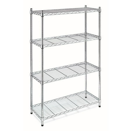 Whitmor Heavy Chrome 4-Tier Supreme Shelving