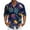 Navy, variant on LNZGNM Mardi Gras Dress Shirts Lapel Mask Printed Button Up Shirts Big and Tall Long Sleeve T-Shirt Fashion Mardi Gras Top,Light Purple 2XL