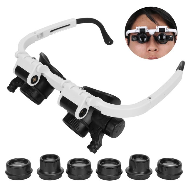 Magnifier Glasses, Headband Magnifier Improve Work Efficiency For Jeweler Repair For Reading