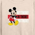 thumbnail image 3 of Mickey & Friends - Hey There! Hi There! - Women's Lightweight French Terry Long Sleeve Shirt, 3 of 5