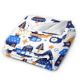 thumbnail image 3 of XMXY Fleece Throw Blanket for Couch, Snowflake Winter December Lightweight Plush Fuzzy Cozy Soft Bed Blankets and Throws for Sofa, 40"x30" inches, 3 of 8