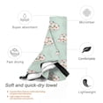 thumbnail image 3 of Naloa Flora Daisy Cactus Microfiber Ultra Soft Highly Absorbent Bath Towel, Quick Drying Towels for Body, Sport, Yoga, SPA, Fitness-27.5"x55", 3 of 8
