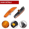 thumbnail image 3 of 2PCS Amber Lens Front Bumper Side Marker Lights For 2003-2007 Cadillac CTS CTS V, 3 of 8