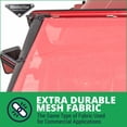 thumbnail image 3 of Bimini Top MasterTop en Maille Rouge pour Jeep Wrangler 87-95, 3 of 6