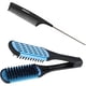 thumbnail image 1 of wonima11 Clamp Hair Brush Double Sided Straightening Detangler Comb Smoothing Nylon Bristle Straightener Air Vented Flat for Wet,Dry,Fine,Thick Natural Long Hair, 1 of 1