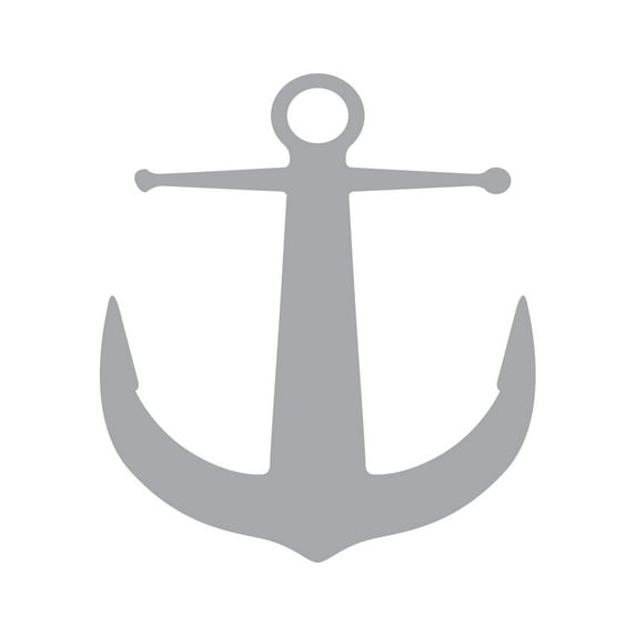 Boat Anchor Sticker Decal Die Cut - Self Adhesive Vinyl - Weatherproof - Made in USA - Many Color and Sizes - stability refuge hope calm seas fidelity v2