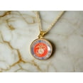 thumbnail image 3 of Officially Licensed Military Pendant Necklace in Gold or Silver, 3 of 7