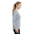 thumbnail image 3 of Sport-Tek ® Ladies Long Sleeve PosiCharge ® Competitor V-Neck Tee. LST353LS, 3 of 6