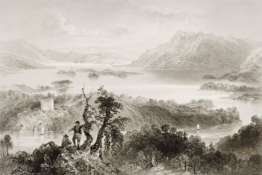 Hazlewood And Loch Gill County Sligo Ireland Drawn By WHBartlett Engraved By GKRichardson From The Scenery And Antiquities Of Ireland By NPWillis And JStirling CoyneIllustrated From Drawings By WHBart