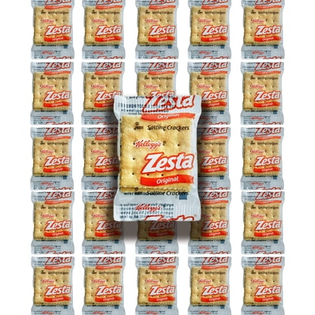 Zesta Saltine Crackers - Single Serve Packets - Each Individually Wrapped Pack Contains Two Crackers - Great Portion Control for Home or Office l Pack of 50