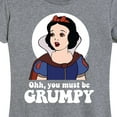 thumbnail image 3 of Disney Princess - You Must Be Grumpy - Women's Short Sleeve Graphic T-Shirt, 3 of 5