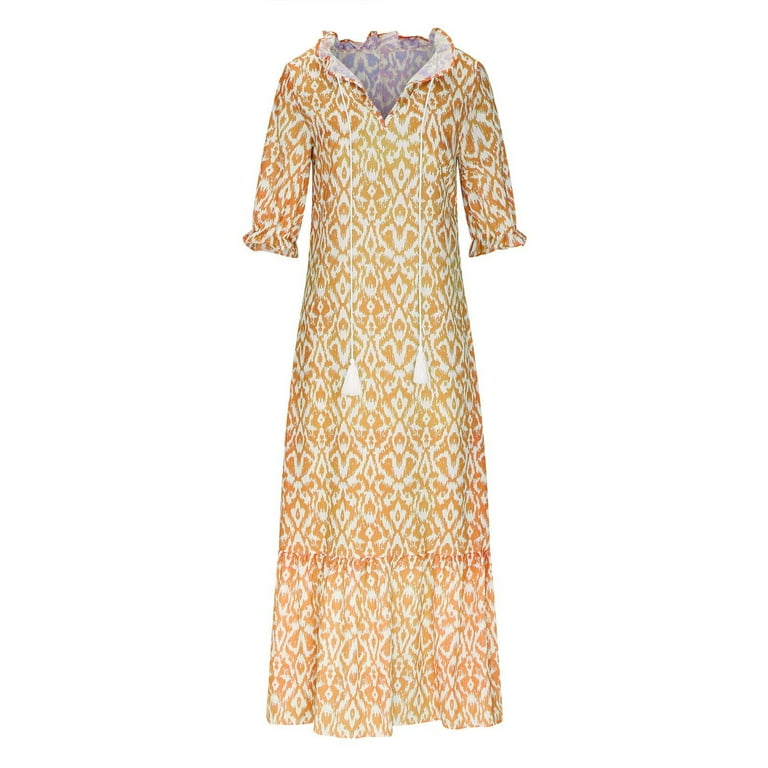 AKAFMK Summer Maternity Clothes,Short Sleeves Maternity Dresses,Fashionable  Women's Casual Spring/summer V-neck Short Sleeved Printed Dress -  Walmart.com
