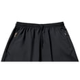 thumbnail image 5 of LTTVQM Mens Athletic Shorts Outdoor Running Shorts Quick Dry Lightweight Workout Gym Shorts with Zipper Pockets Black L, 5 of 7