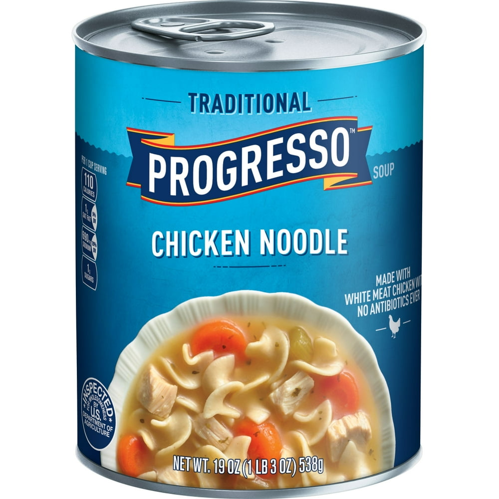 (12 Pack) Progresso Soup Traditional Chicken Noodle Soup 19 oz Can