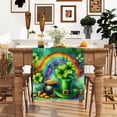 thumbnail image 2 of Lucky Shamrock St Patricks Day Camino De Mesa 13.0 X 72.0 In Día De San Patricio Leprechaun Decoraciones Y Suministros Irlandeses Para El Hogar, Cocina, Comedor, Decoración De Mesa, 2 of 5