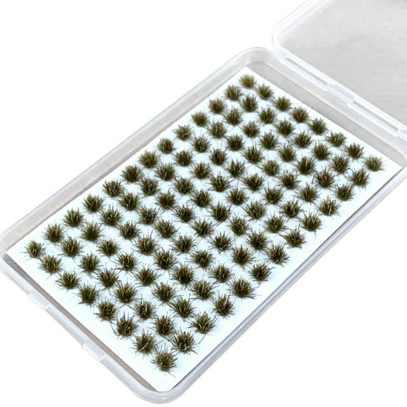 fastboy Artificial Grass Cluster Versatile Realistic And Long-lasting Miniatures Static Grass Tuft Resin Mini Grass Tuft No.6 1Set