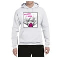 thumbnail image 2 of Marilyn Monroe Being Normal is Boring | Mens Famous People Hooded Sweatshirt Graphic Hoodie, White, 3XL, 2 of 4