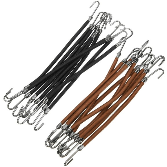 KONTONTY Elastic Hair Ties Hooks for Thick Curly Long Straight Thin Hair Assorted