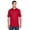 Red, variant on Harriton M200 Men's 6 oz. Ringspun Cotton PiquÃ© Short-Sleeve Polo
