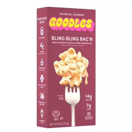 Goodles Bling Bling Bac n Cheddar Mac and Cheese  Shelf-Stable 6oz