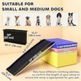 thumbnail image 2 of 61" Folding Pet Ramp for Cars and SUVs, Black PP Dog Ramp with High-Traction Frosted Surface and Raised Side Rails, Portable Lightweight Design for Travel and Vehicle Entry, 2 of 7