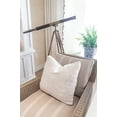 thumbnail image 5 of Cozy Cotton White Boucle Pillow 20x20 20x20 / Pillow Cover Only / White, 5 of 10