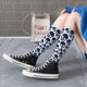thumbnail image 5 of Balery black Skull white Calcetines novedosos Calcetines deportivos Calcetines hasta la rodilla Calcetines de algodón Calcetines originales y geniales, 5 of 6