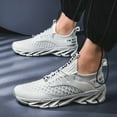 thumbnail image 3 of Men's Casual Runing Trainers Sneakers Breathable Mesh Blade Shoes Lightweight Sports, 3 of 10