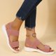 thumbnail image 4 of Amzcrzy Zapatos de mujer,Zapatos de mujer,Zapatillas de mujer, Sandalias y pantuflas casuales de mujer de nuevo estilo con suela plana para exteriores Sandalias Mujer Zapatillas De Casa, 4 of 7