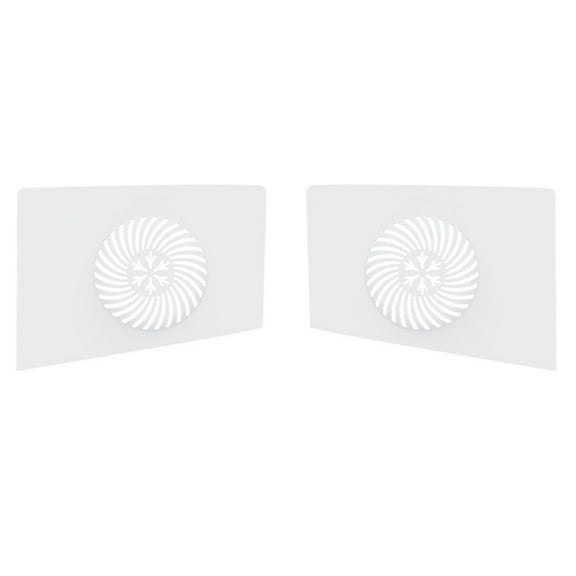 Faceplates with Cooling Vent For PS5 Slim Console Disc/Digital Edition,Plastic Replacement Cover Skin Plate